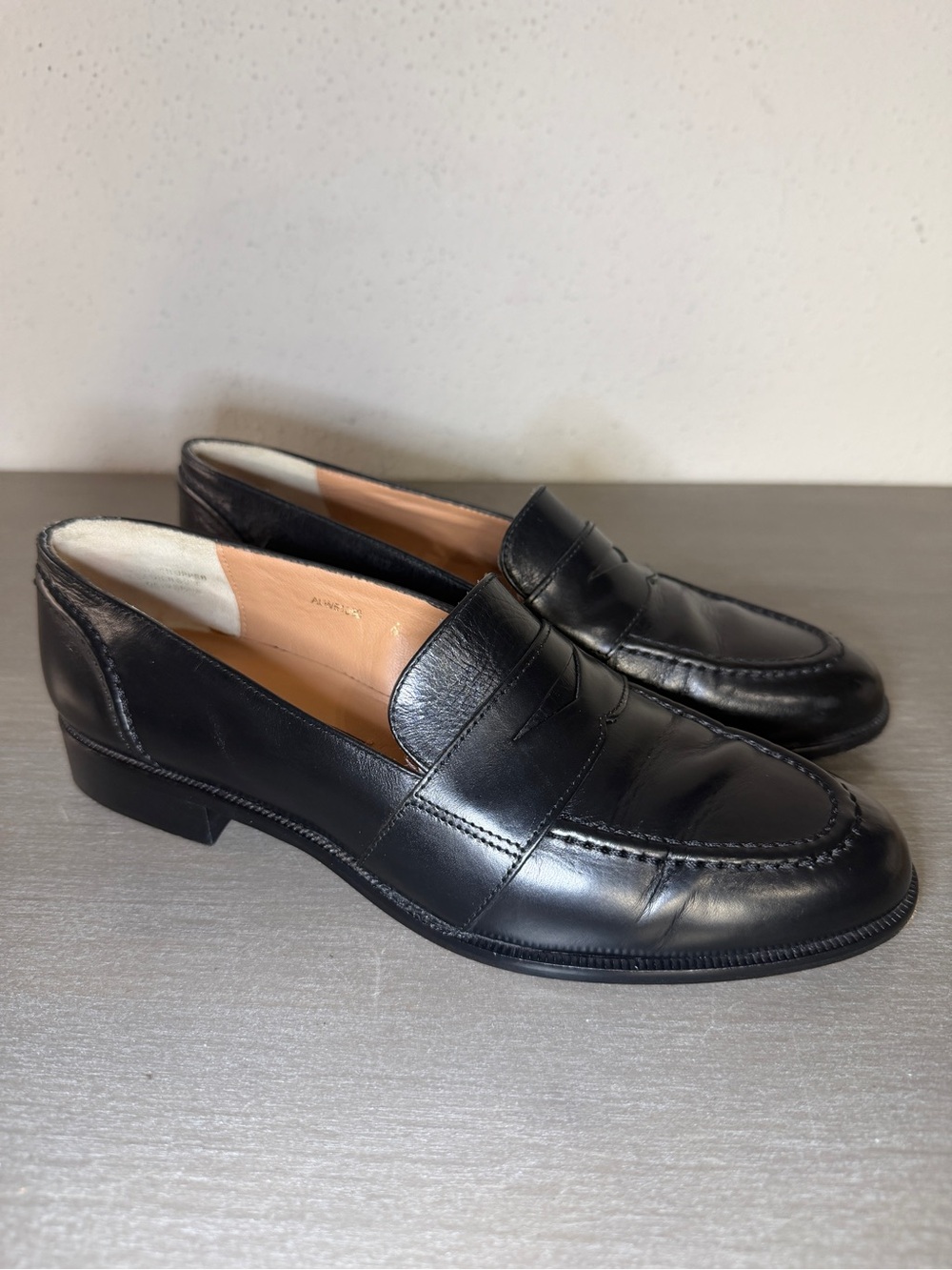 Ralph Lauren Classic Brown Leather Penny Loafers Flats Women's Size 6B Spain